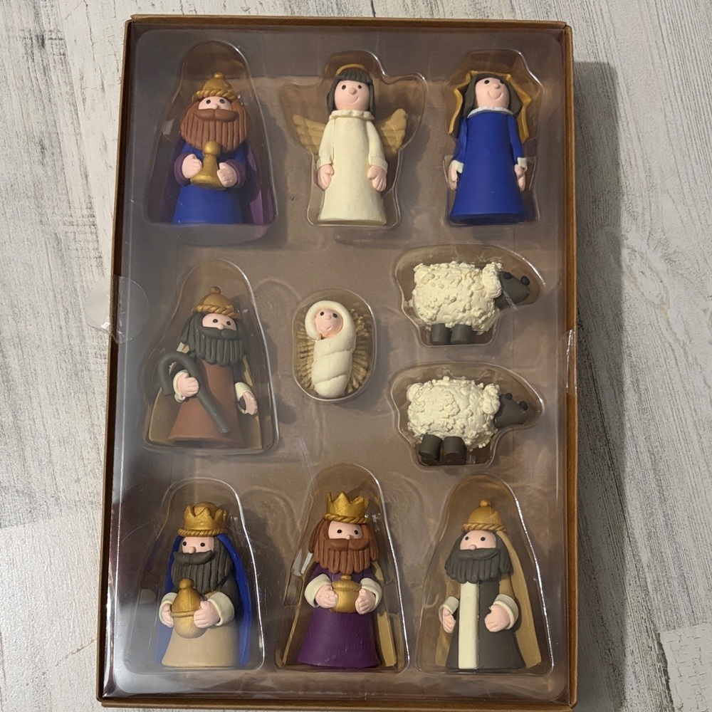 Burton + Burton Clay Dough Nativity Scene Figurine Set - Multicolor - Picture 3 of 10